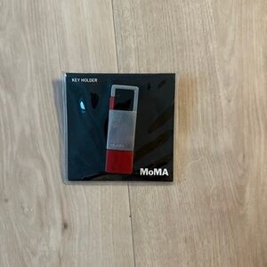 MoMA red key holder keychain
